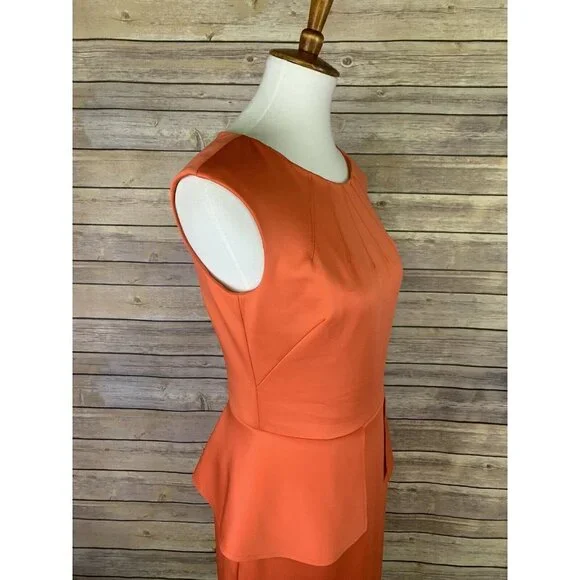 Nine West Womens 6 Dress Peplum Style Sleeveless - Picture 10 of 12